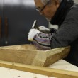 杉厚板材の掬い加工（その２）